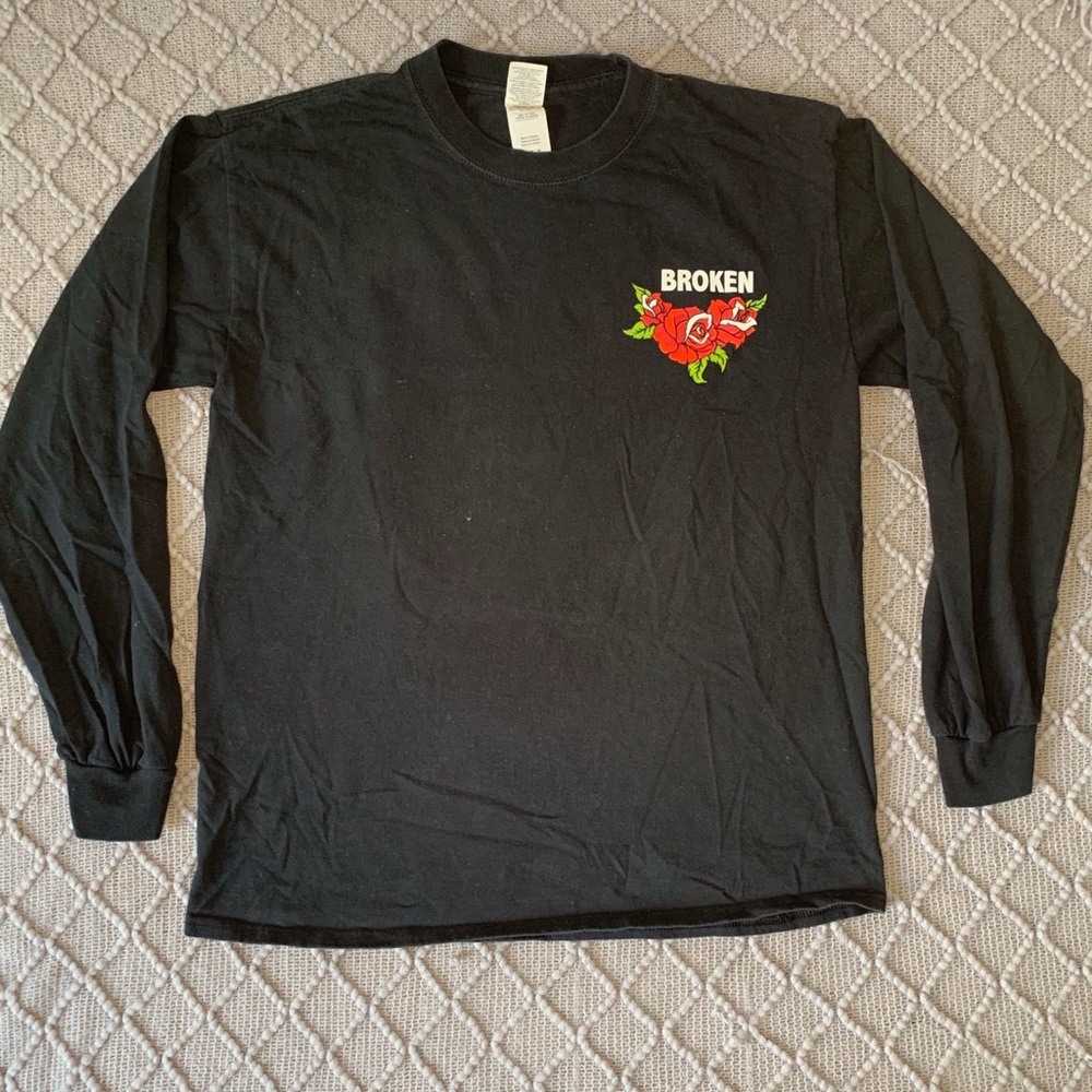 Black Graphics Long Sleeve